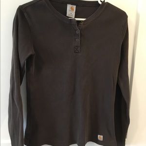 Carhartt womens ribbed shirt